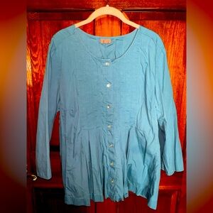 J Jill Blue XL Top